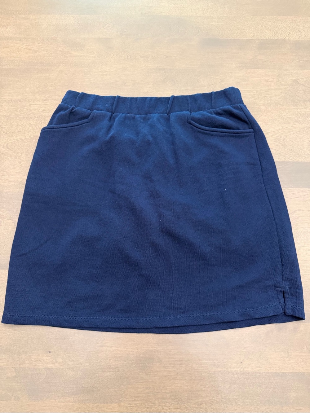 Kim Rogers Navy Blue Pull-On Skort Size Small